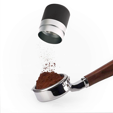 Баночка для молотого кофе для кофемолки VS3 54 мм, черная